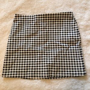 Gingham skirt